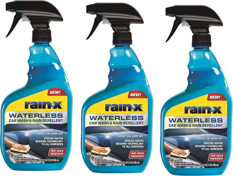 620100-3PK Waterless Car Wash & Rain Repellent, 23 oz. (Pack of 3)
